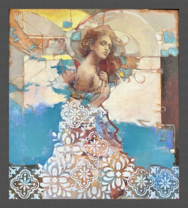 Obraz duży Porcelanowa noc